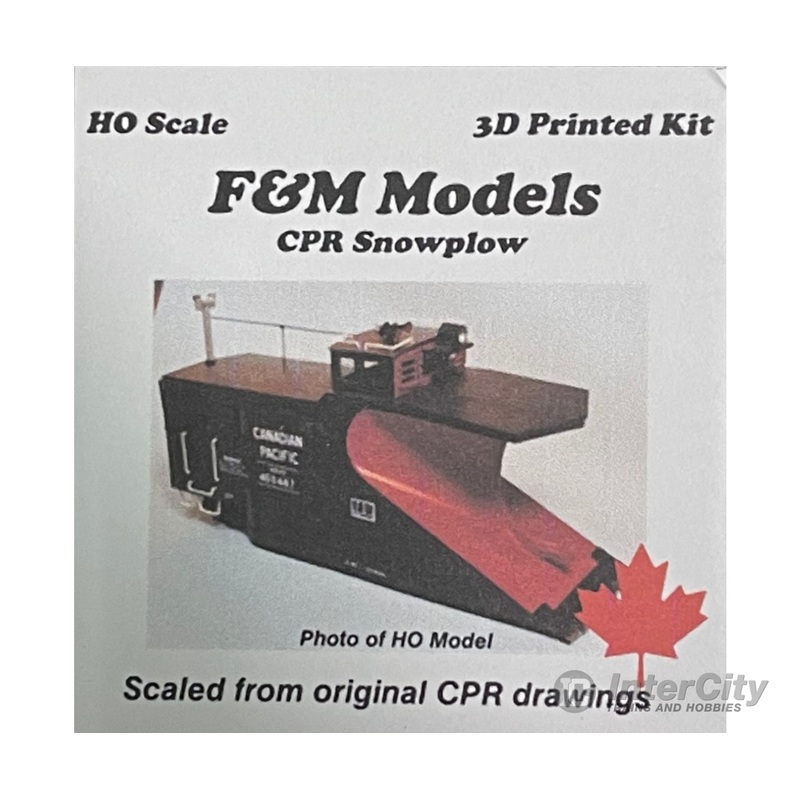 F&M Models HO 87-010 CPR Prairie Snowplow (Kit)