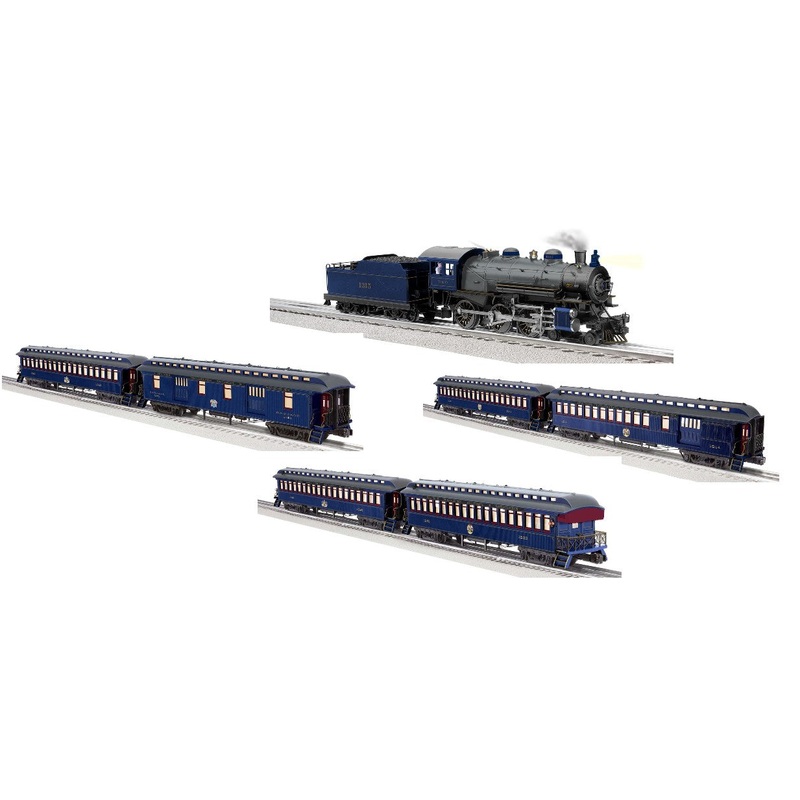 Lionel 2431630 Baltimore & Ohio Legacy 4-6-0 #1315 with 2427550, 2427560, 2427570 and Royal Blue Wood Passenger Car 2-Packs A, B, C O Scale Limited NEW