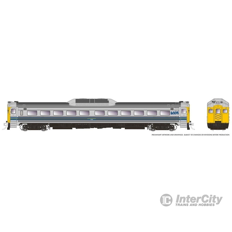 Rapido 016338 HO Budd RDC-1 (Ph 1c) (DC/Silent): VIA Rail Canada: #6113