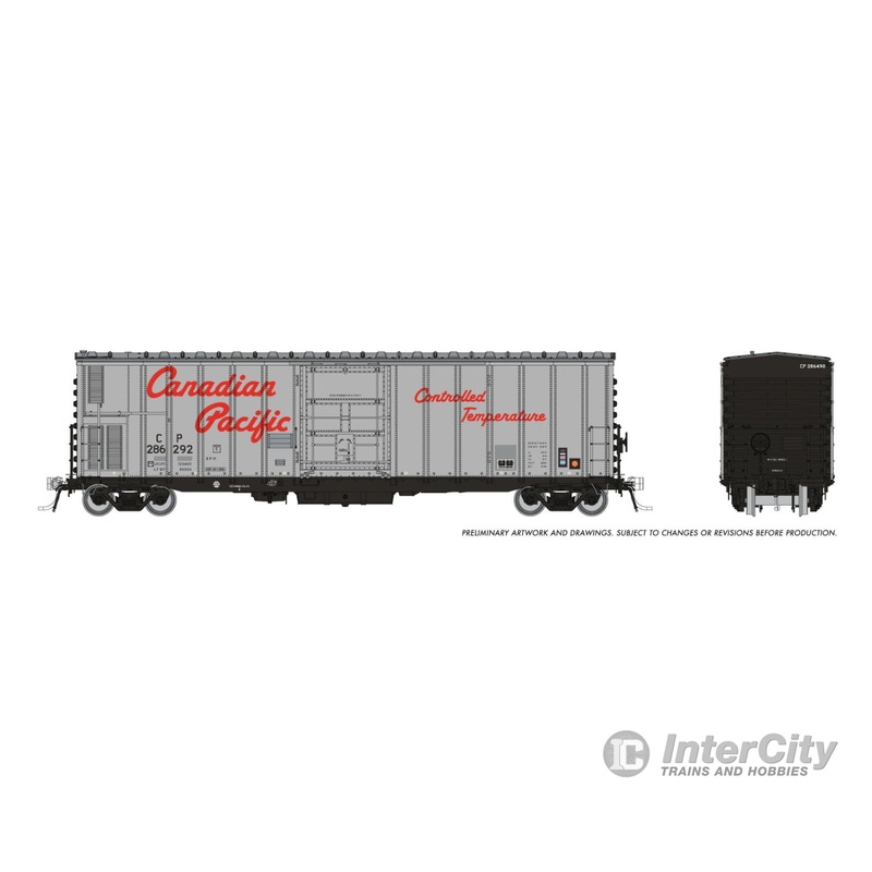 Rapido 150023 HO NSC Mechanical Reefer w/ sound: CPR – Late Script: Single Car #286331