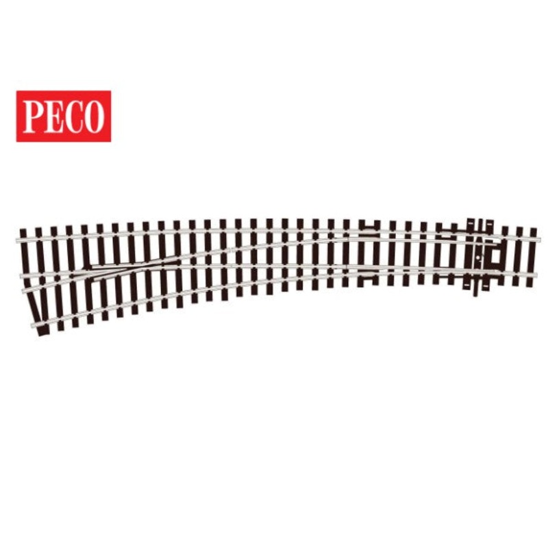 SL-87 PECO Code 100 insulfrog large radius curved left hand point