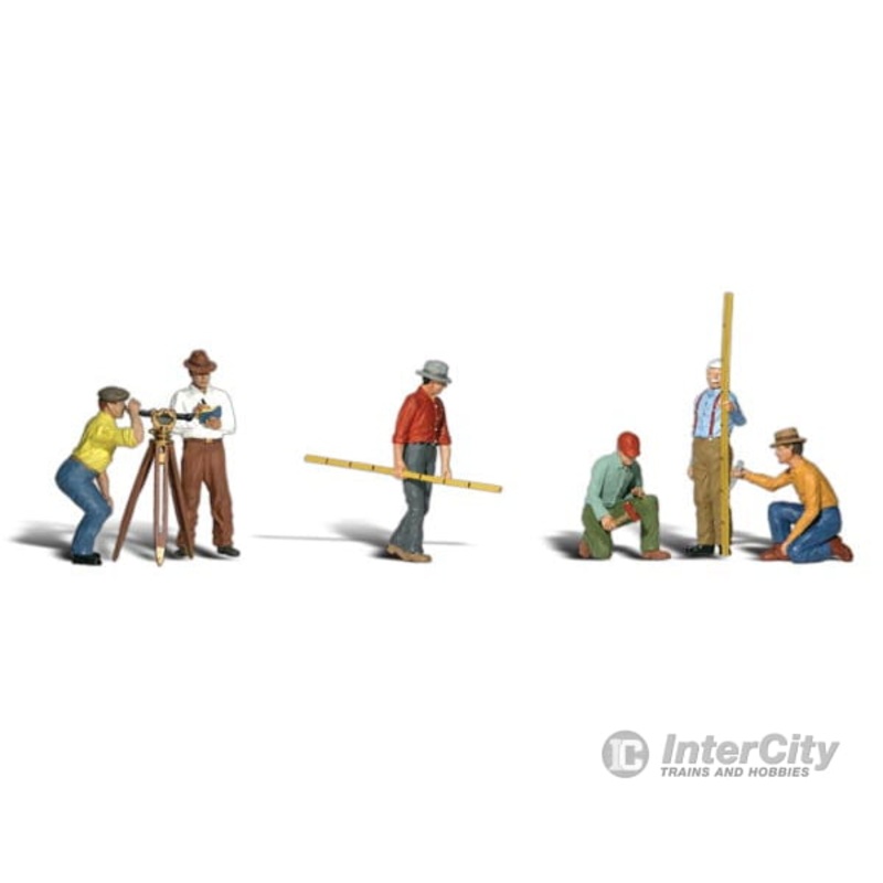 Woodland Scenics 2741 Scenic Accents(R) Figures — Surveyors pkg(6)