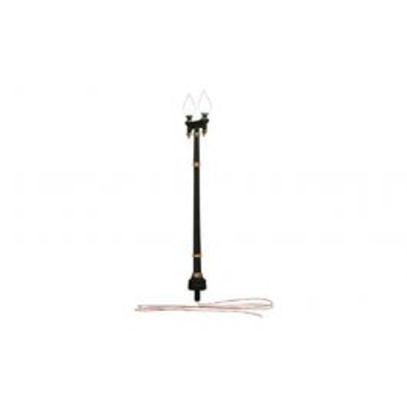 Woodland Scenics JP5648 O Double Lamp Post Street Lights (2 pcs)