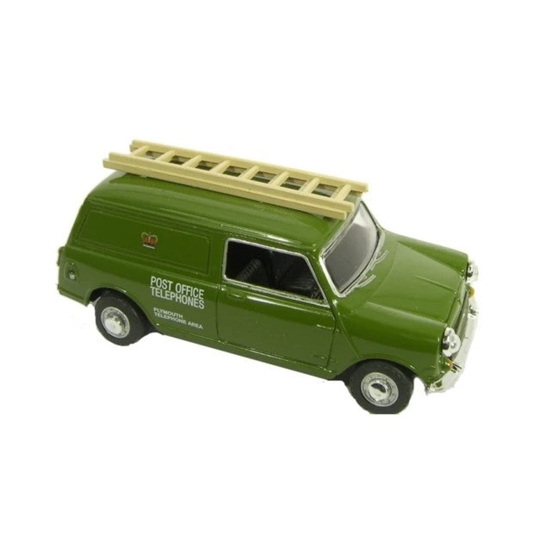 76MV013 OXFORD DIECAST Mini Van 60’s “POST OFFICE” with ladder