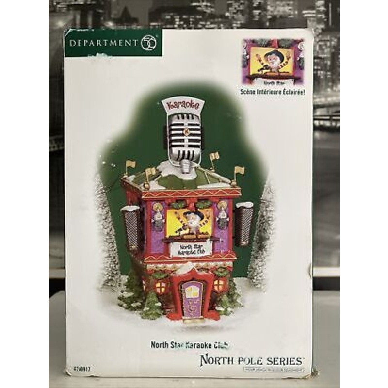 Department 56 North Pole Series 799917 North Star Karaoke Club