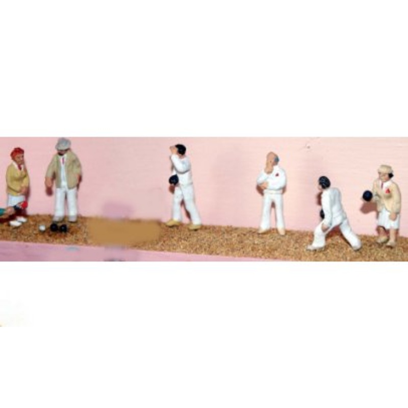 F168 LANGLEY Lawn Bowls Team unpainted – OO Gauge