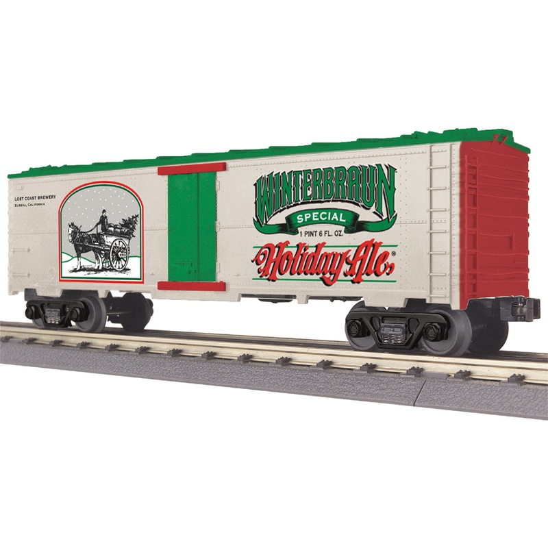 MTH 30-78077 Winterbraun Holiday Ale Modern Reefer Car o scale