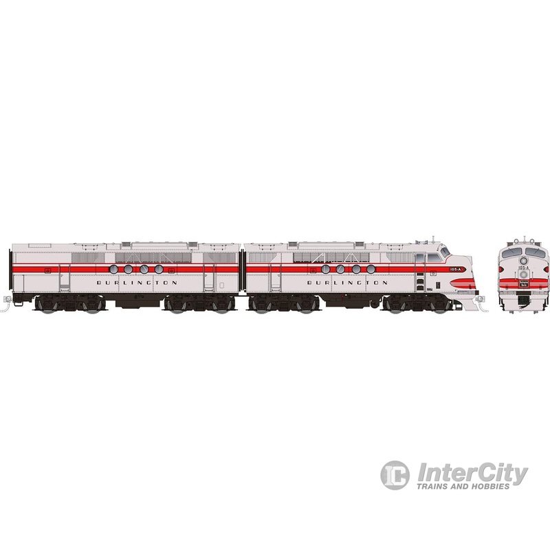 Rapido 053512 HO EMD FT A+B (DC/DCC/Sound): Burlington (CB&Q): #105-A + 105-B