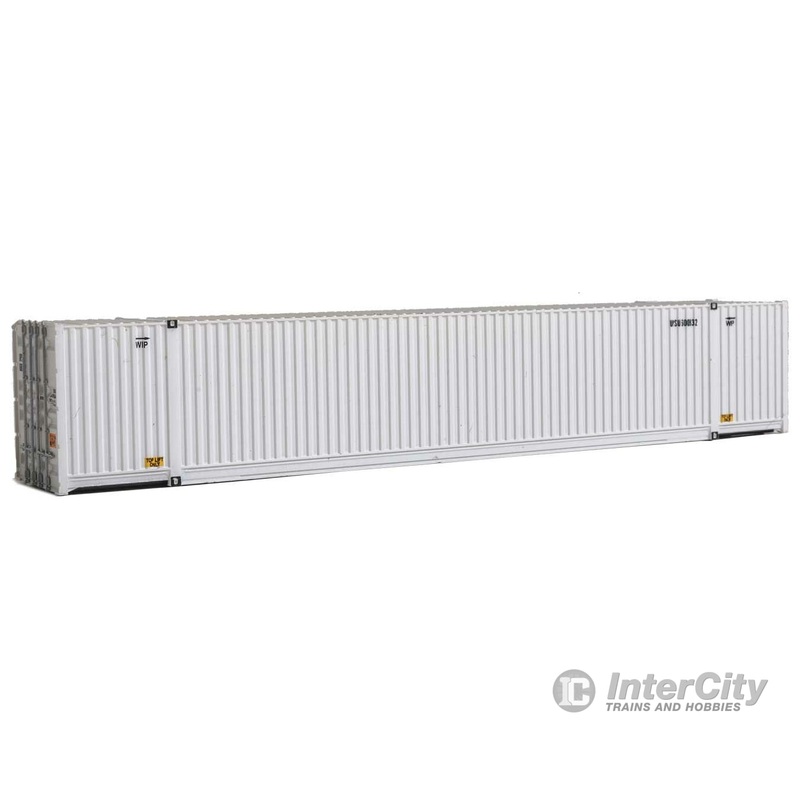 Walthers SceneMaster 8534 53′ Singamas Corrugated-Side Container – Assembled — United Parcel Service (UPSU Reporting Mark; gray, black, yellow)
