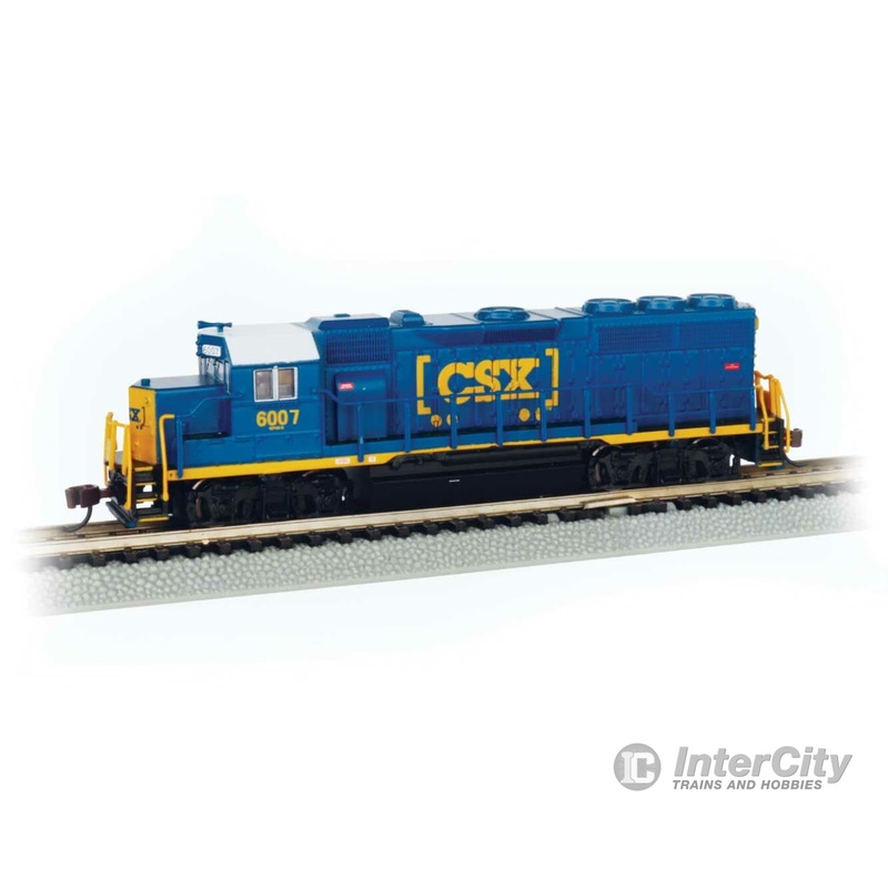 Bachmann 66359 EMD GP40 – Econami Sound and DCC — CSX #6007 (blue, yellow, Boxcar Logo)