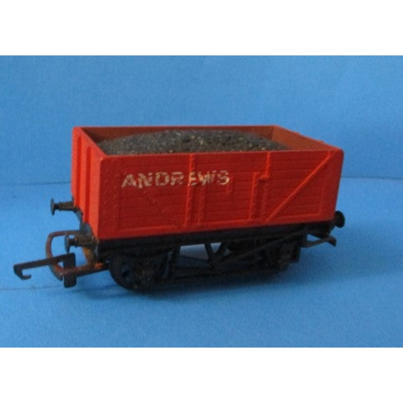 BMTW159 7 Plank Open wagon with coal load  “ANDREWS” – UNBOXED