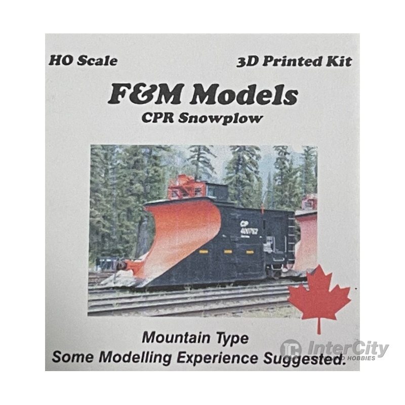 F&M Models HO 87-011 CPR Mountain Snowplow (Kit)