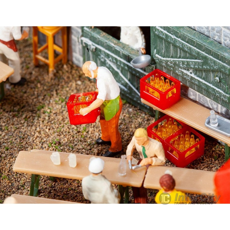 Faller 180996 HO 4 Soft drink crates with juice bottles