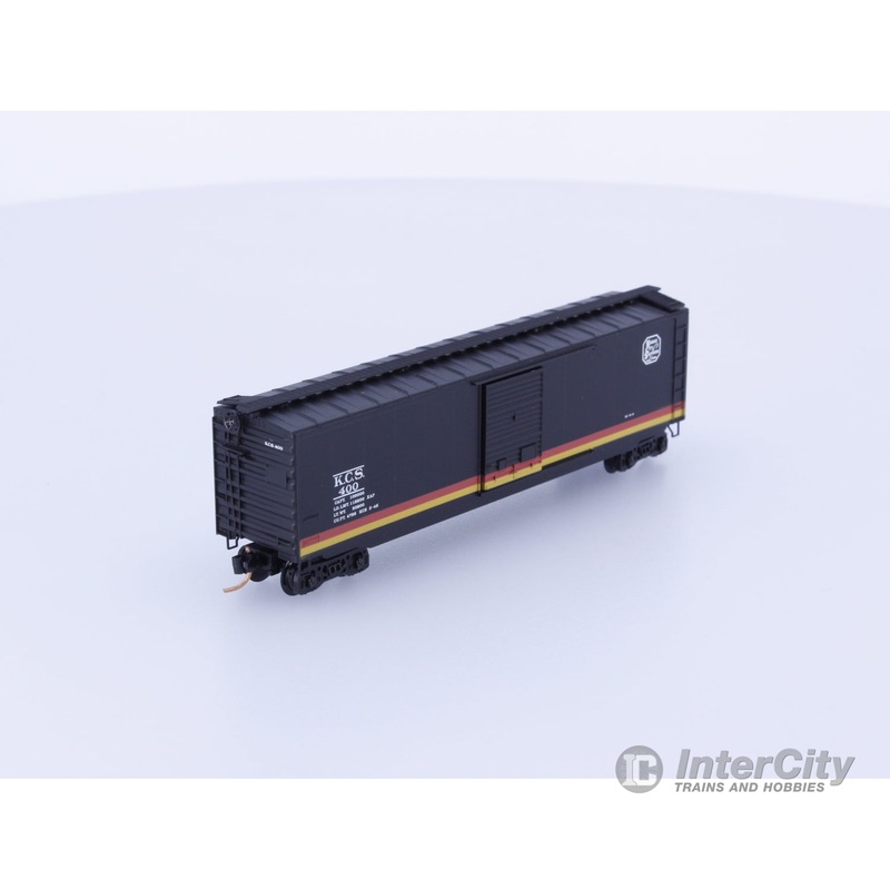Micro Trains 03100370 N 50′ Standard Box Car, Single Door Kansas City Southern (KCS) 400