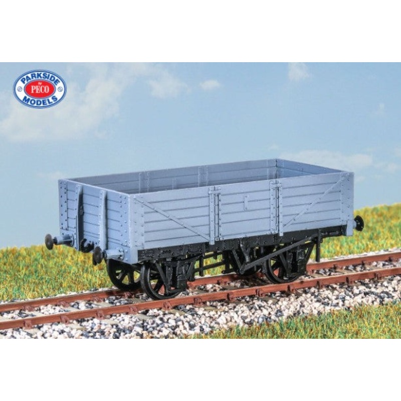 PC75 PARKSIDE GWR RCH 5 Plank Mineral Wagon Kit – includes metal wheels & transfers