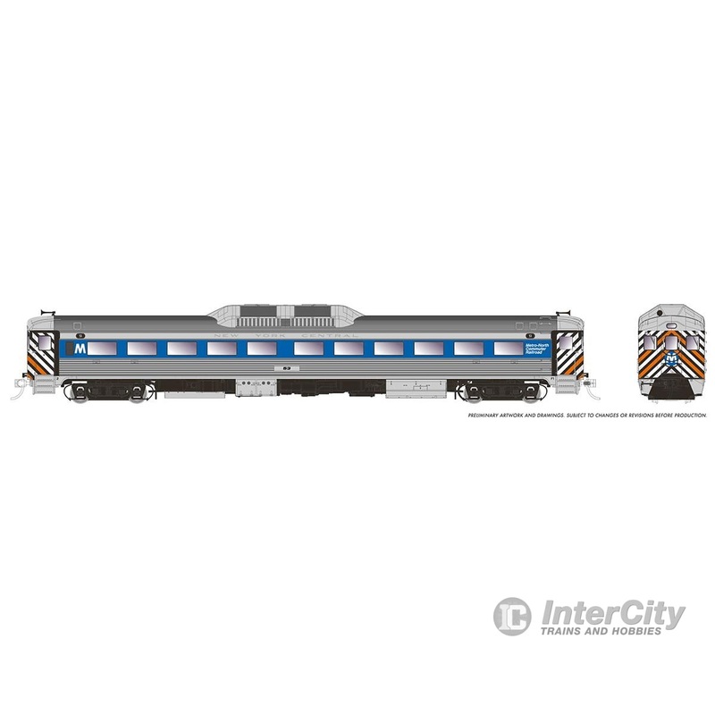 Rapido 016321 HO Budd RDC-1 (Ph 1b) (DC/Silent): Metro North: #53