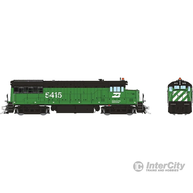 Rapido 035033 HO GE U25B Low Hood (DC/Silent): Burlington Northern: #5415