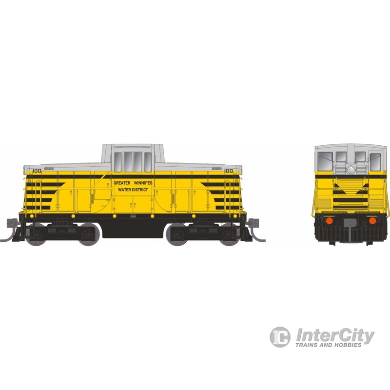 Rapido 048550 HO GE 44 Tonner (DC/DCC/Sound): Greater Winnipeg Water District: #100