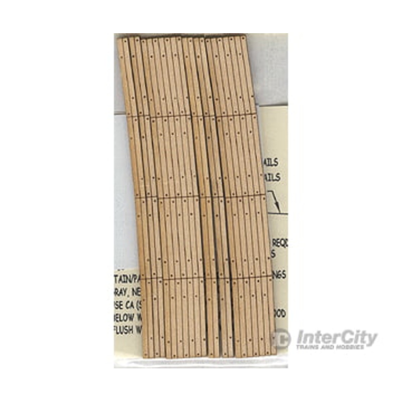 Blair Line 128 Laser-Cut Curved 2-Lane Wood Grade Crossing pkg(2) — 24″ Radius